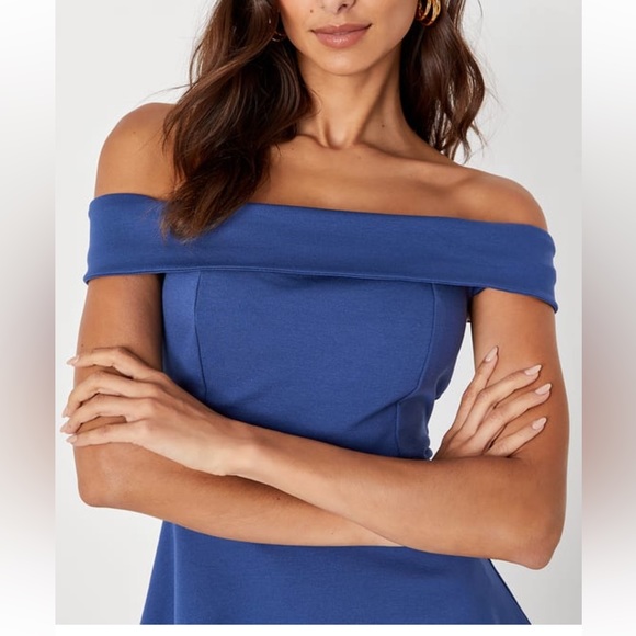 Off the shoulder skater dress - Picture 4 of 5